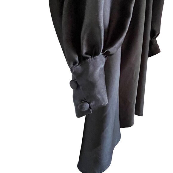 Black ASOS Design Long Sleeve Cut-Out Dress Size 8 - Picture 2 of 10